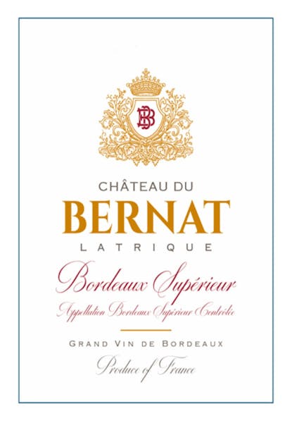 Chateau du Bernat Latrique Bordeaux Superieur 2018