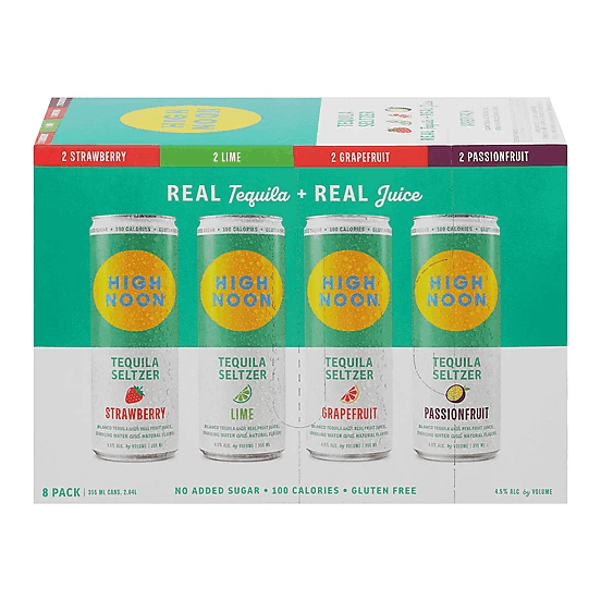 High Noon Tequila Variety Tequila Seltzer 8-355ml Cans