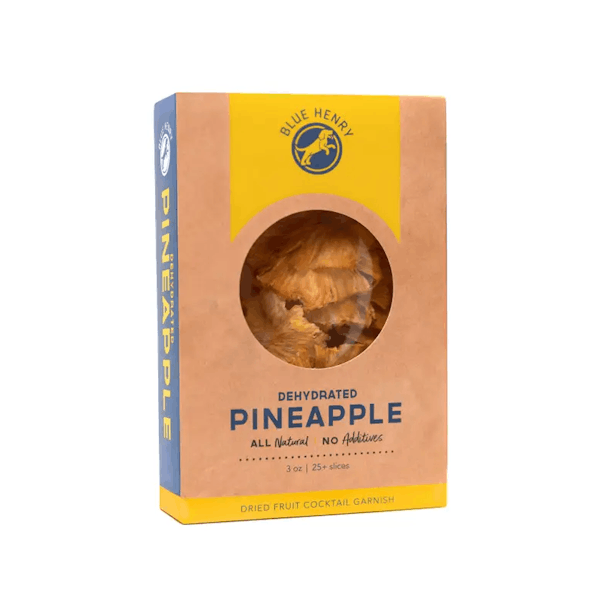 Blue Henry Dehydrated Pineapple Wheels 3oz