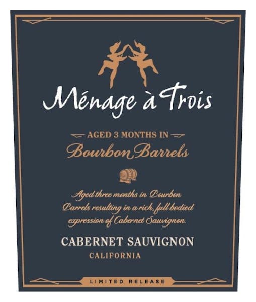Menage A Trois Bourbon Barrel Cabernet Sauvignon