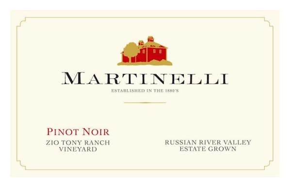 Martinelli 'Zio Tony' Pinot Noir 2021