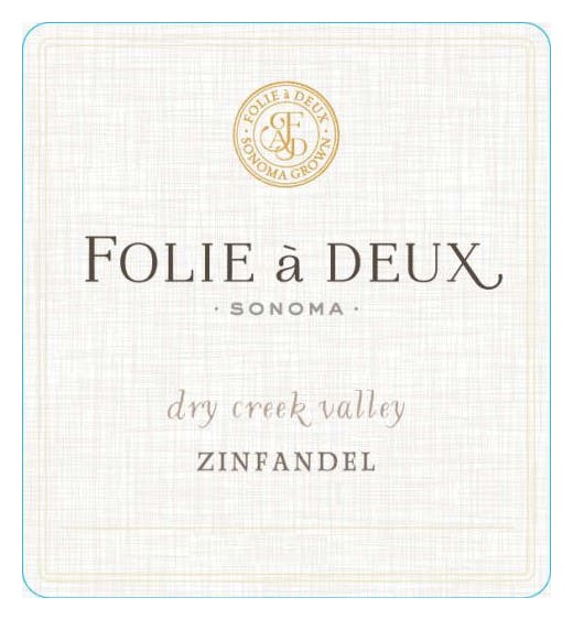 Folie a Deux 'Dry Creek' Zinfandel 2018