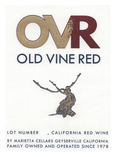 Marietta Cellars 'Old Vine Red' Lot 73