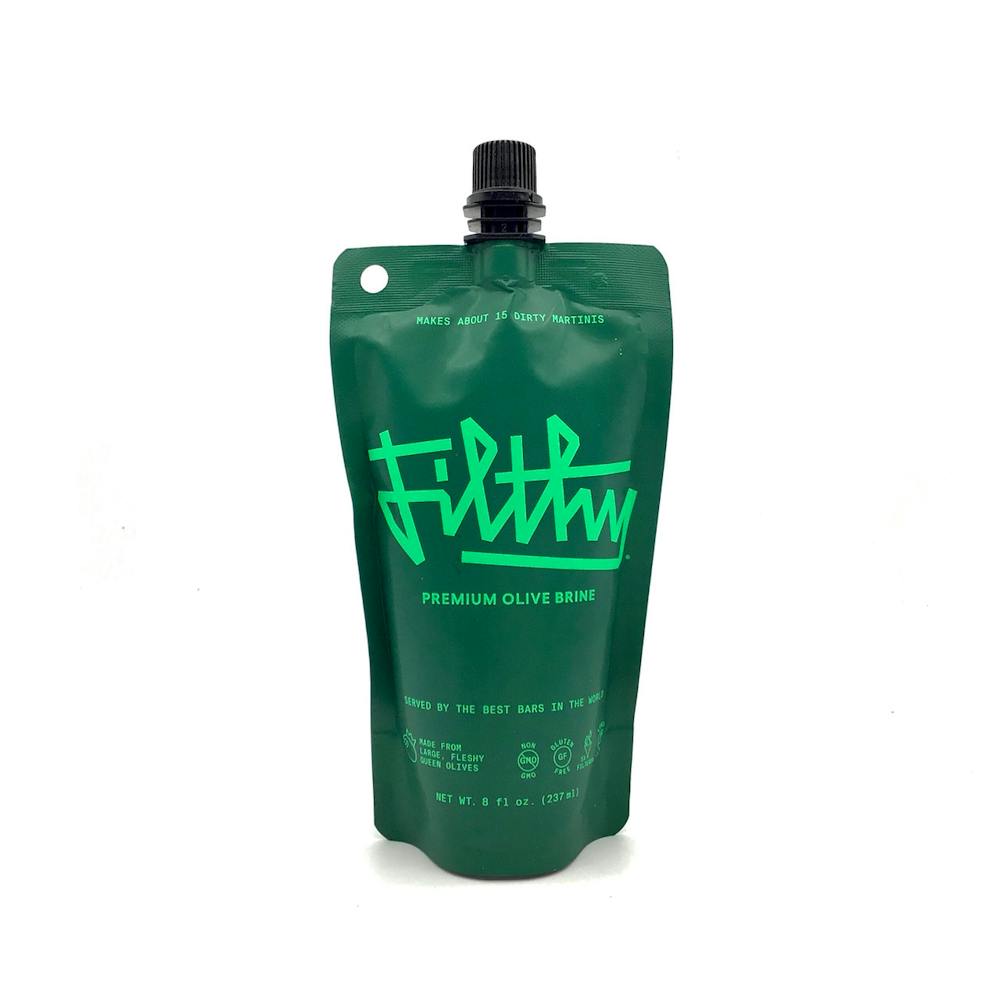Filthy Premium Olive Brine Pouch 8oz Cocktail Mixers