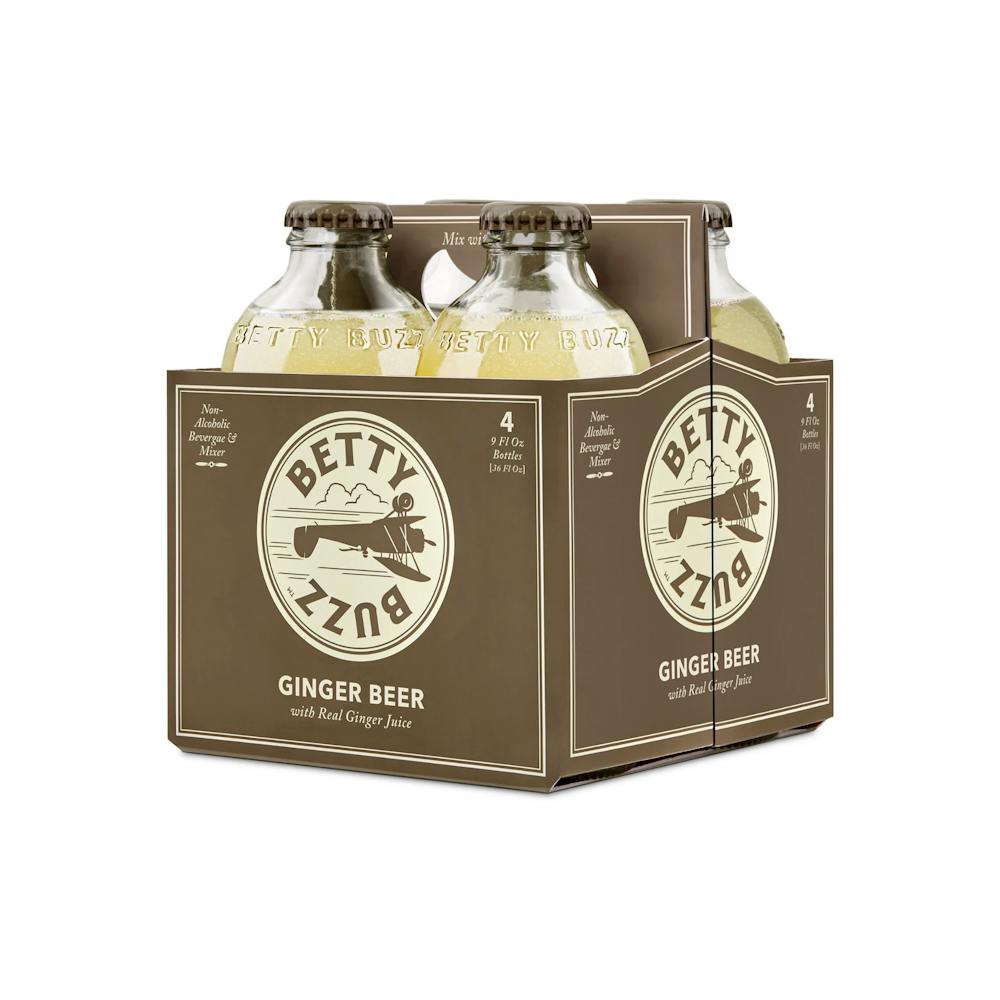 Betty Buzz Ginger Beer 4pk9oz Bottles Cocktail Mixers