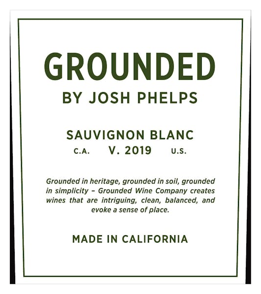 Grounded by Josh Phelps Sauvignon Blanc 2021