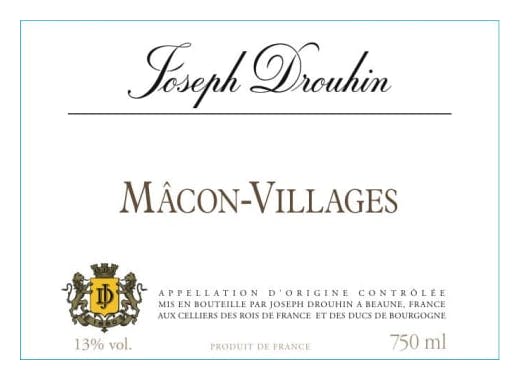 Joseph Drouhin Macon Villages 2021