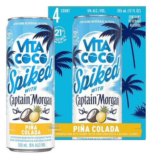 Captain Morgan Vita Coco Pina Colada 4-355ml Cans