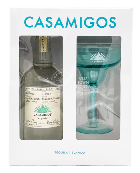 Casamigos 'Blanco' Tequila Gift Set with Margarita Glass