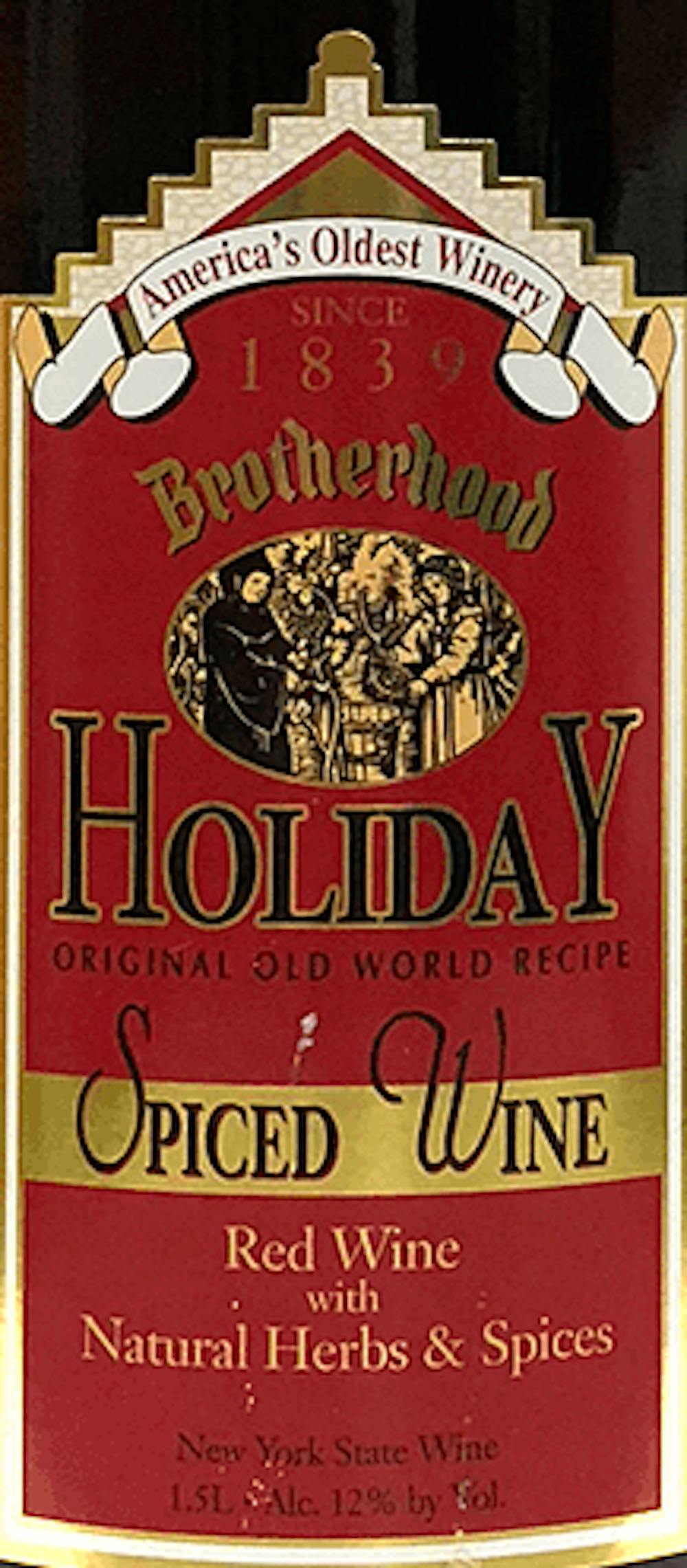 Brotherhood Winery Holiday Spiced Wine :: New York Red