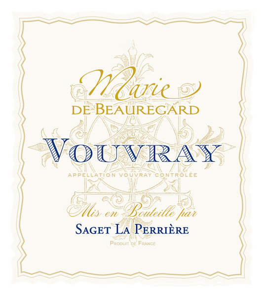 Guy Saget 'Marie Beauregard' Vouvray 2018