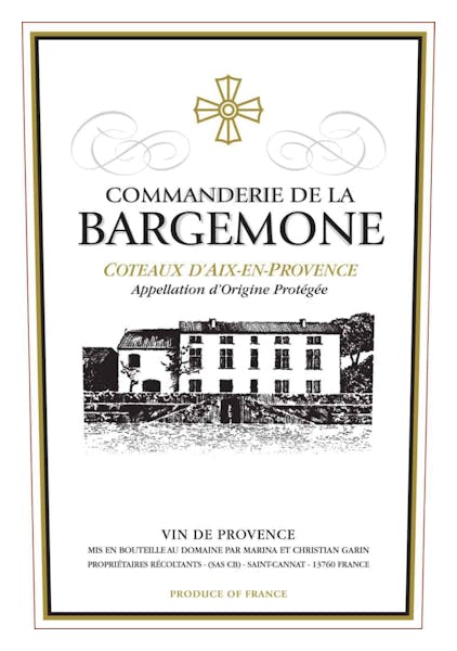 Commanderie de la Bargemone Rose 2022
