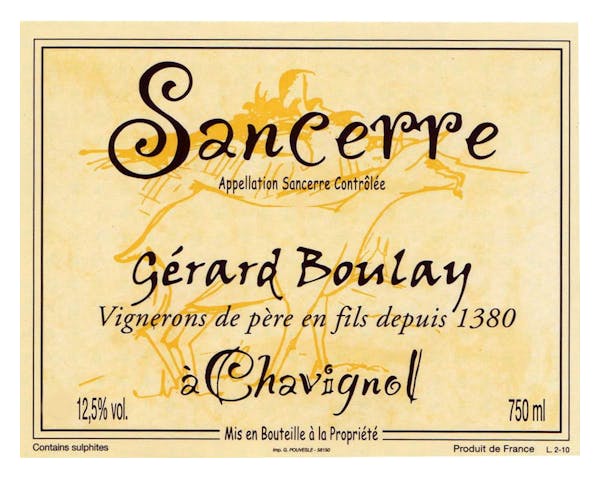 Gerard Boulay Sancerre 'Chavignol' 2022