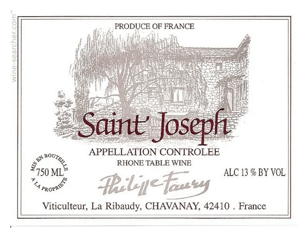 Domaine Faury St Joseph Blanc 2019
