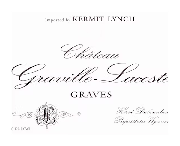 Chateau Graville-Lacoste Graves Blanc 2022