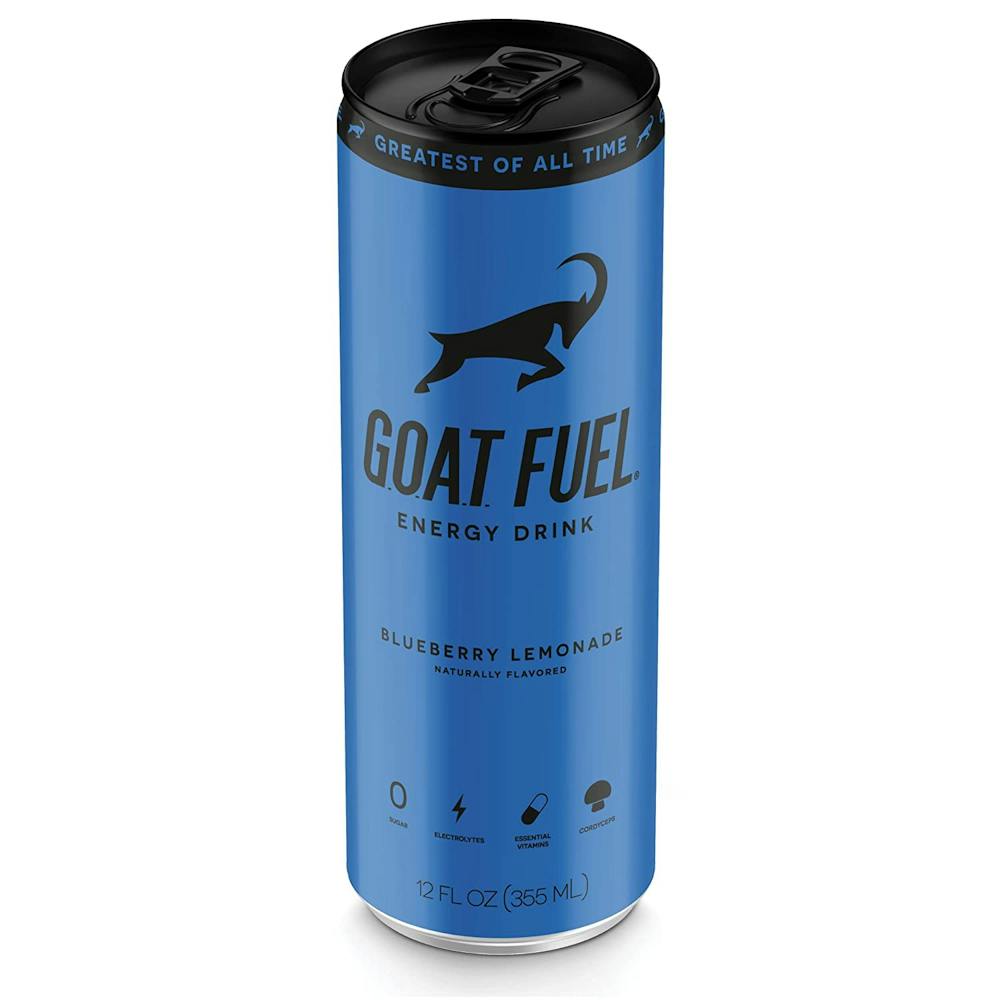G.O.A.T. Fuel Energy Drink Blueberry Lemonade 12oz Juices