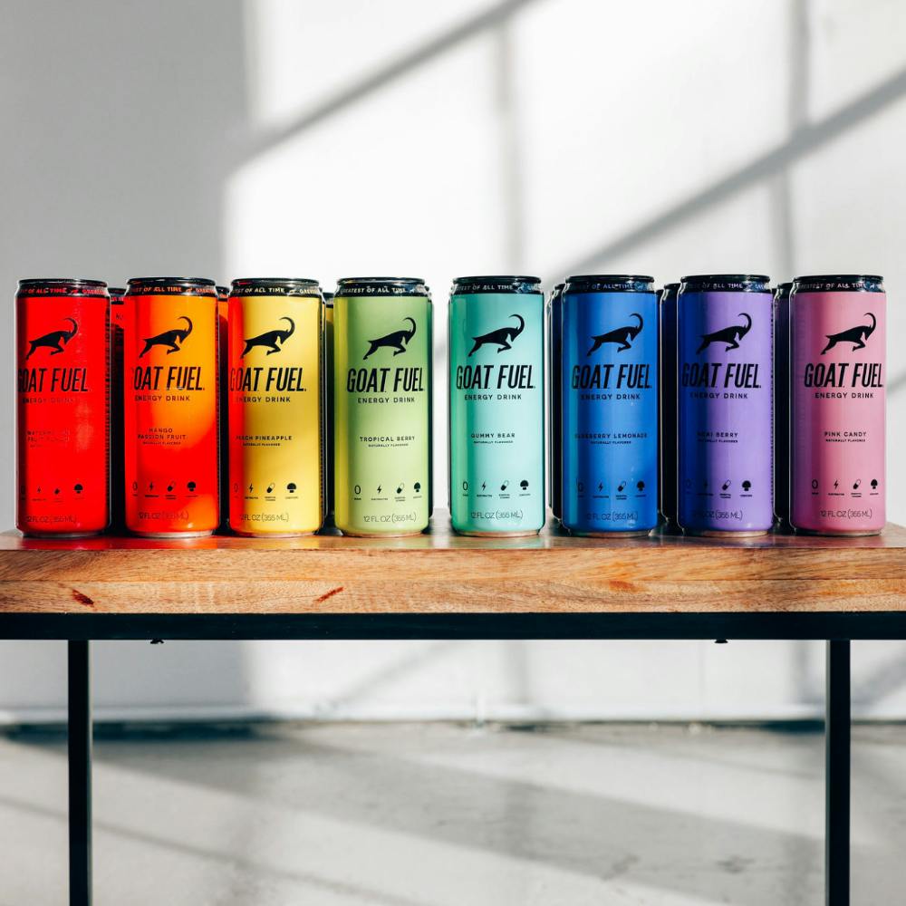 G.O.A.T. Fuel Energy Drink Variety Pack8pk (All Flavors) Juices