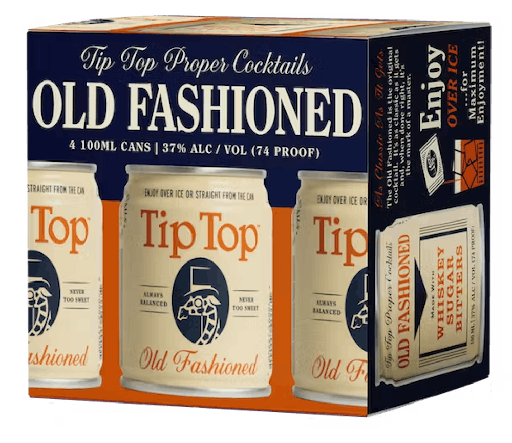 Tip Top Cocktails Old Fashioned 4100ml Cans Ready to Go Cocktails