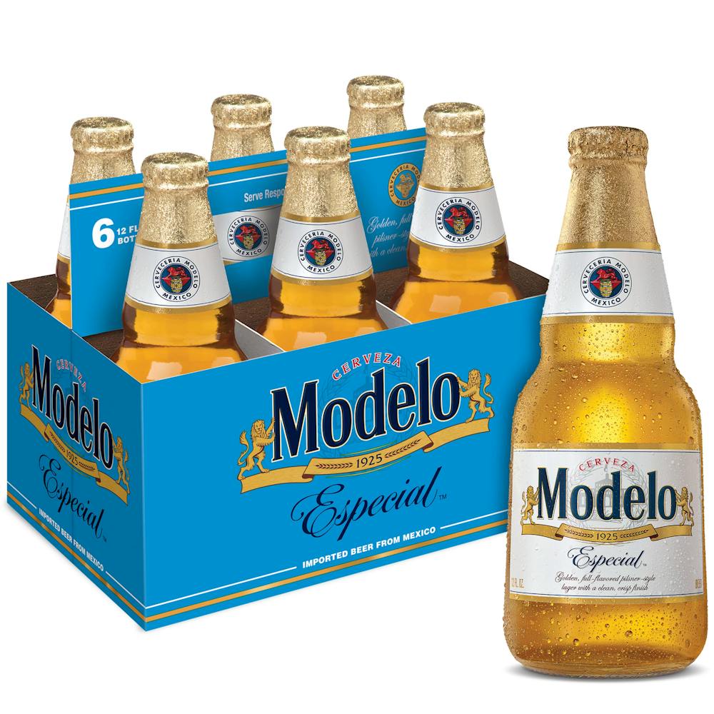 Modelo Especial Mexican Lager Beer 6-12oz Bottles :: Pilsner/Lager