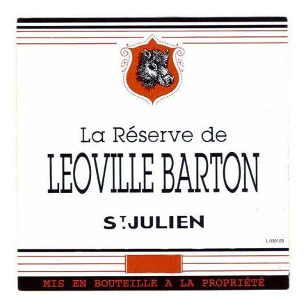 La Reserve de Leoville-Barton St. Julien 2016