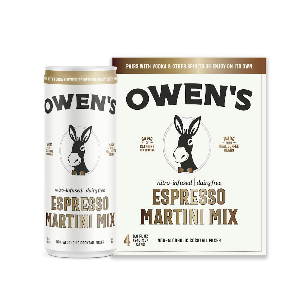 Owen's Craft Mixers Espresso Martini Mix 48oz Cans Cocktail Mixers