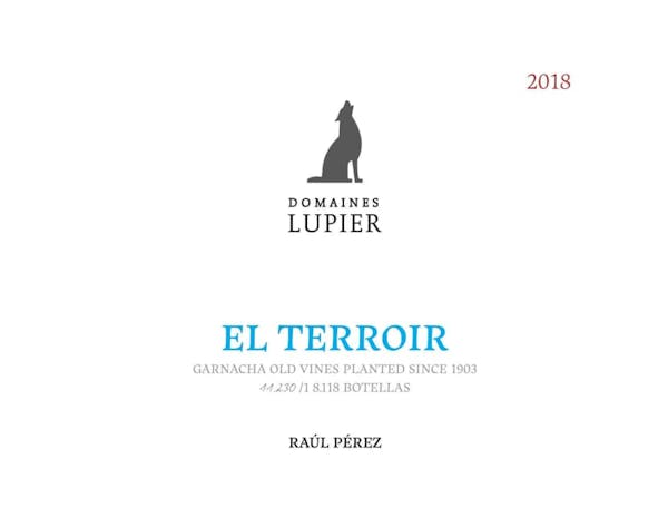 Domaine Lupier 'El Terroir' Garnacha 2018