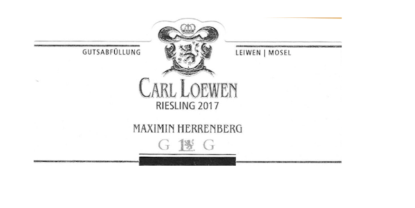Loewen 'Grosses Gewachs' Riesling 2020