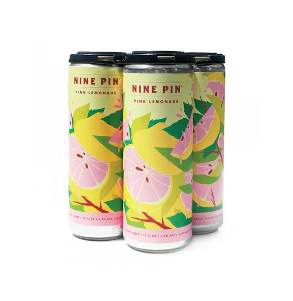 Nine Pin Ciderworks Pink Lemonade 412oz Cans Cider