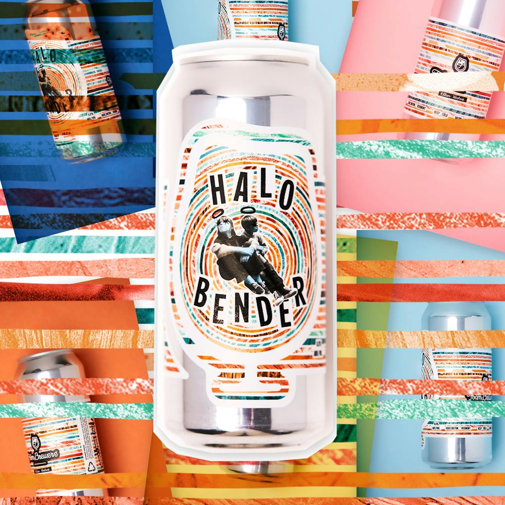 Foam Brewers Halo Bender DIPA 16oz Can IPA/DIPA