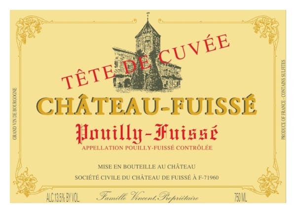 Chateau Fuisse 'Tete de Cuvee' Pouilly Fuisse 2021