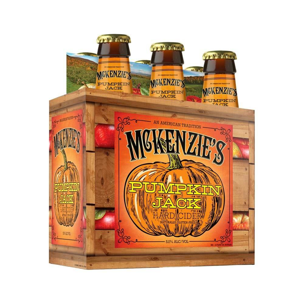 Mckenzie's Pumpkin Jack Hard Cider 612oz Bottles Other / Variety Packs