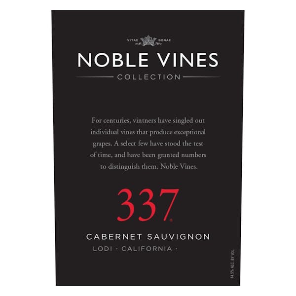 Noble Vines 337 Cabernet Sauvignon 2020