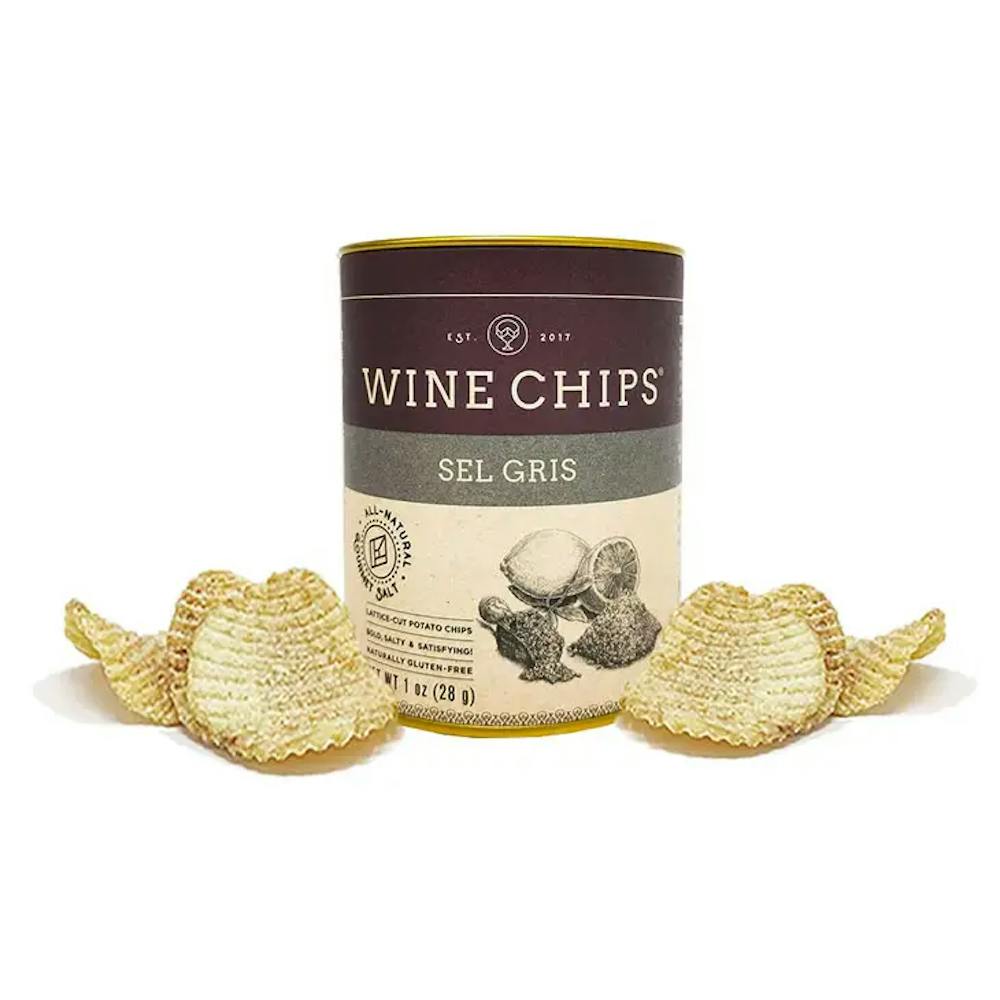 Wine Chips Salt of the Earth Sel Gris Potato Chips 1oz Snacks, Chips