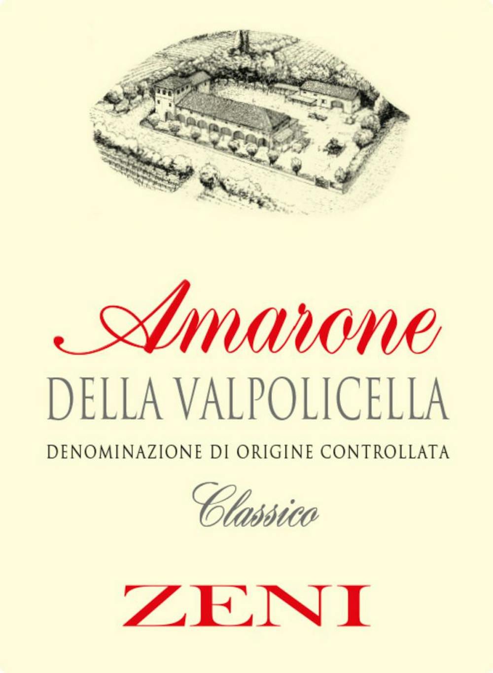 Zeni Amarone Della Valpolicella Classico 2020 :: Italian Red