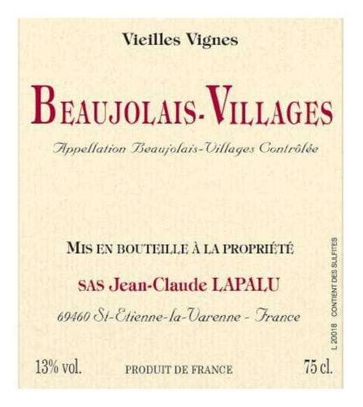 Lapalu Beaujolais-Villages VV 2022