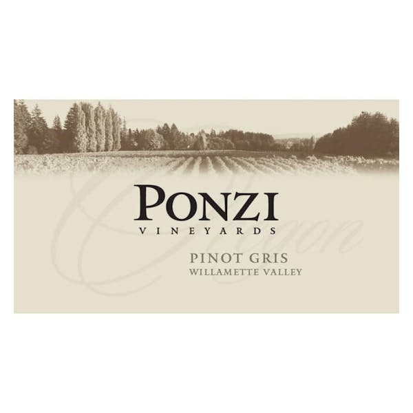 Ponzi Vineyards 'Willamette' Pinot Gris 2021