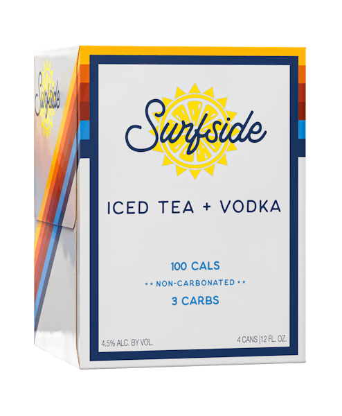 Surfside Cocktails Iced Tea + Vodka 4-12oz Cans