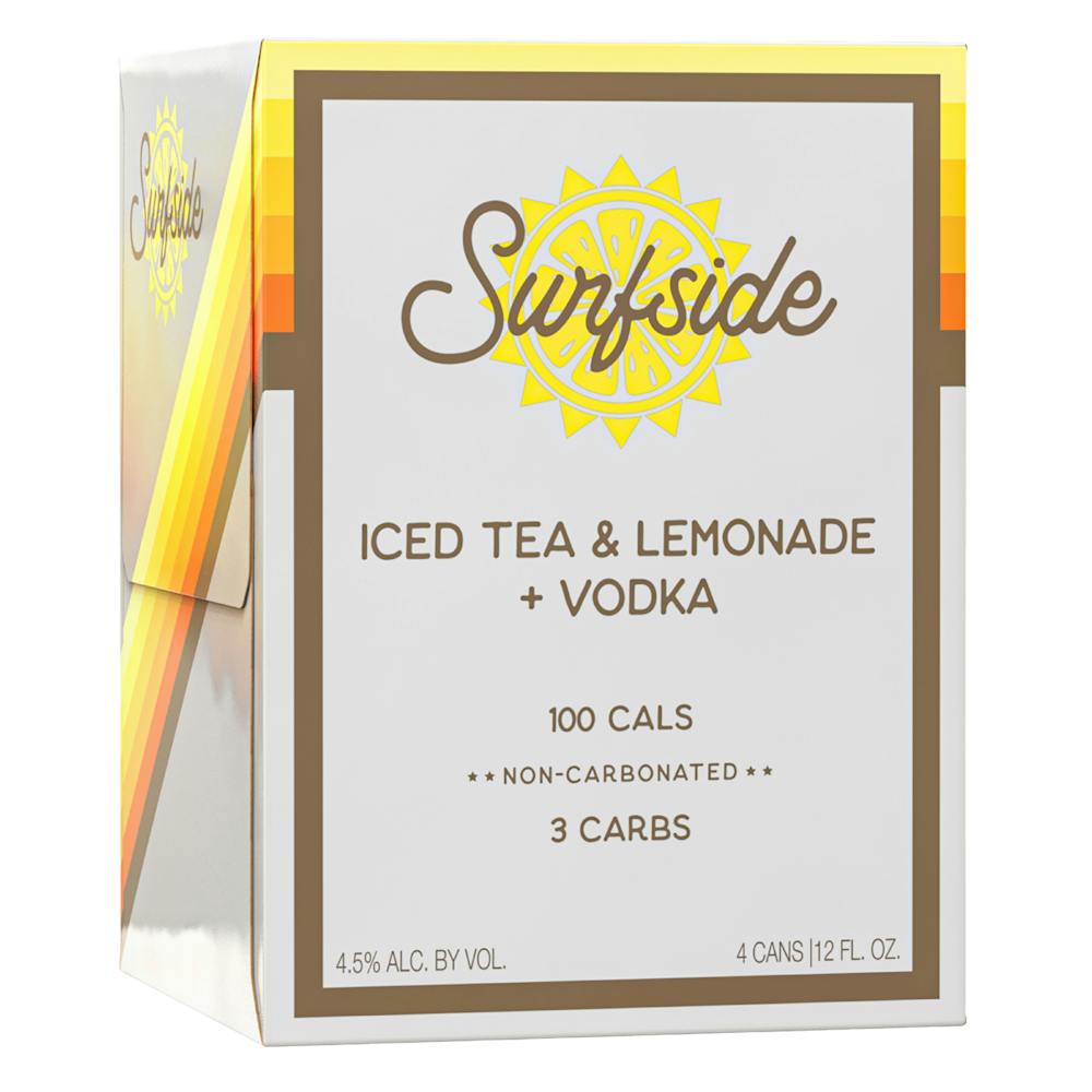 Surfside Iced Tea & Lemonade + Vodka 412oz Cans Ready to Go Cocktails