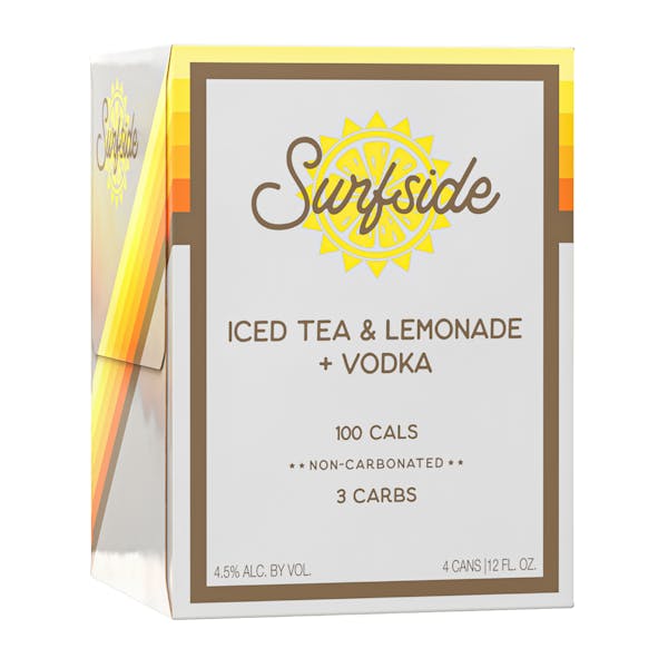 Surfside Iced Tea & Lemonade + Vodka 4-12oz Cans