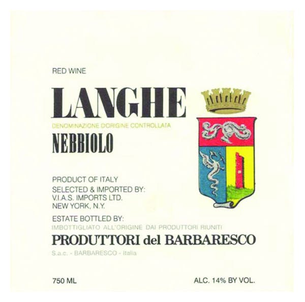 Produttori del Barbaresco Nebbiolo Langhe 2022