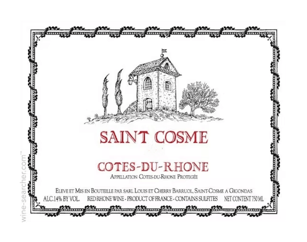Saint Cosme Cotes de Rhone Rouge 2022