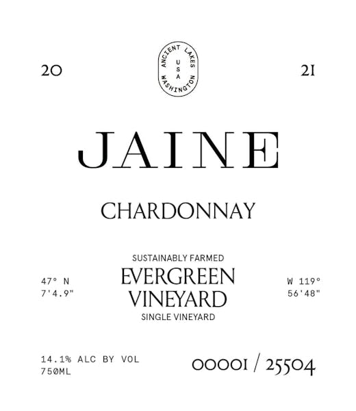 Jaine Winery Chardonnay 2021