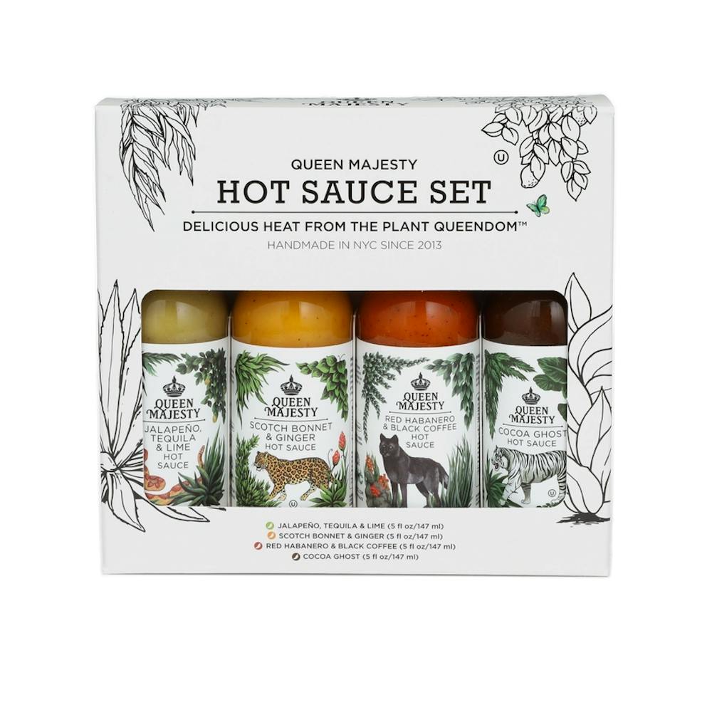 Queen Majesty 5oz Hot Sauce Set (Set of 4) Sauces