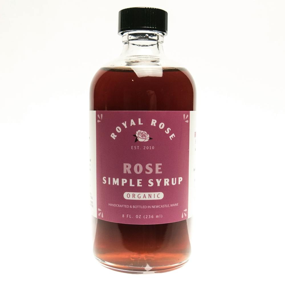 Royal Rose Rose Organic Simple Syrup 8oz Syrups