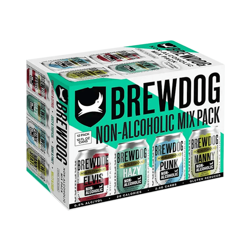 BrewDog NonAlcoholic Mix Pack 1212oz Cans NonAlcoholic Beer