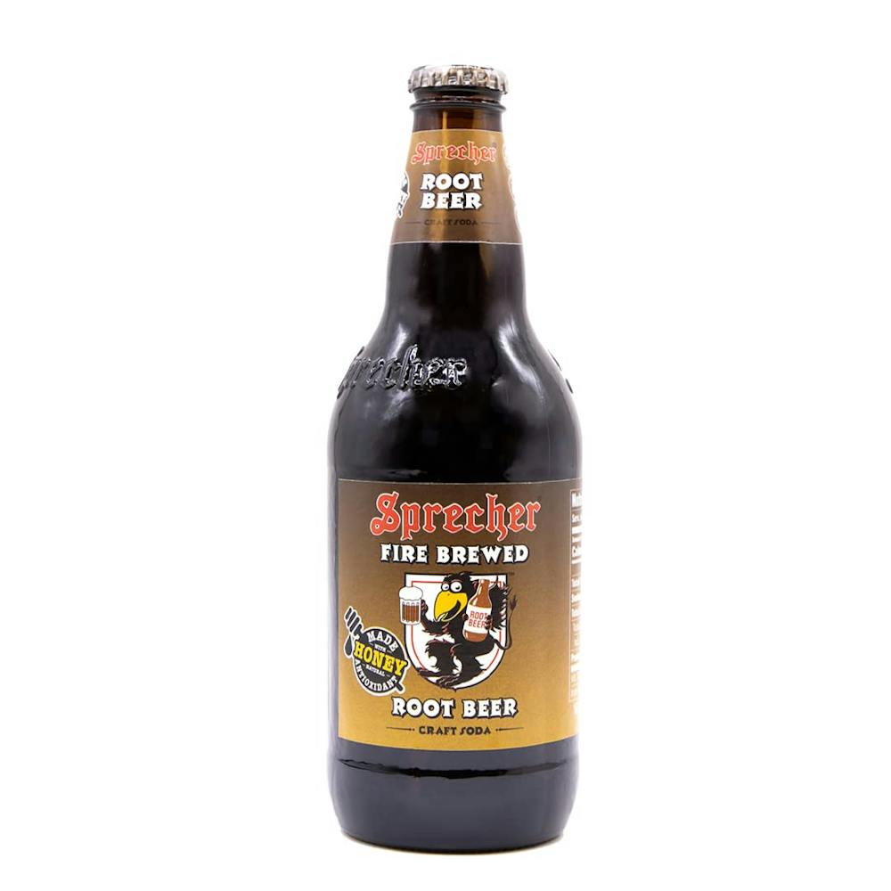 Sprecher Fire Brewed Root Beer 16oz Bottle Soda