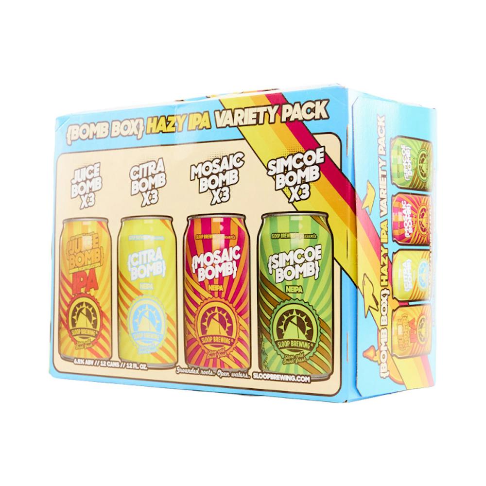Sloop Brewing Co. Bomb Box Hazy IPA Variety Pack 1212oz Other / Variety Packs