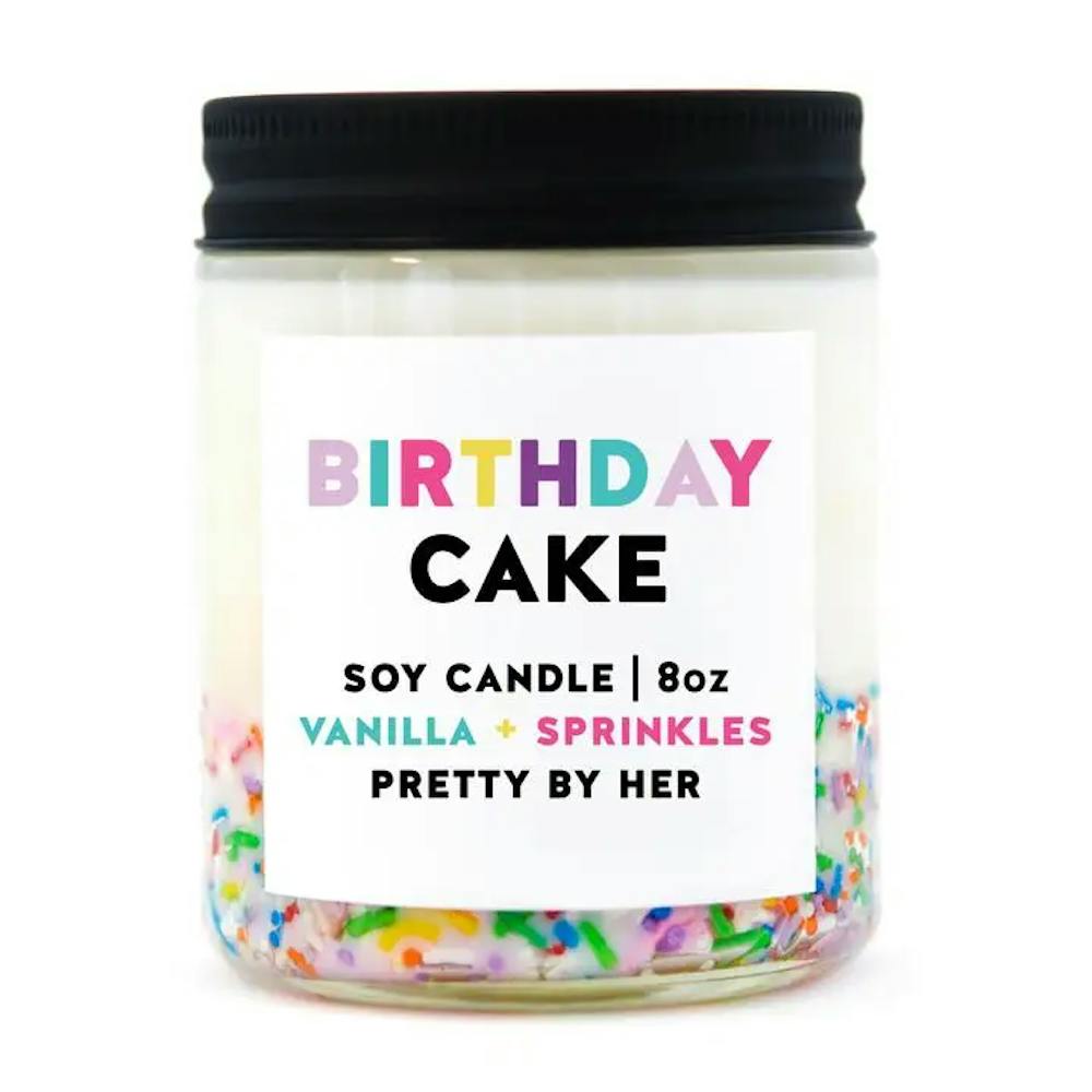 Birthday Cake Soy Wax Candle by Pretty by Her Homegoods