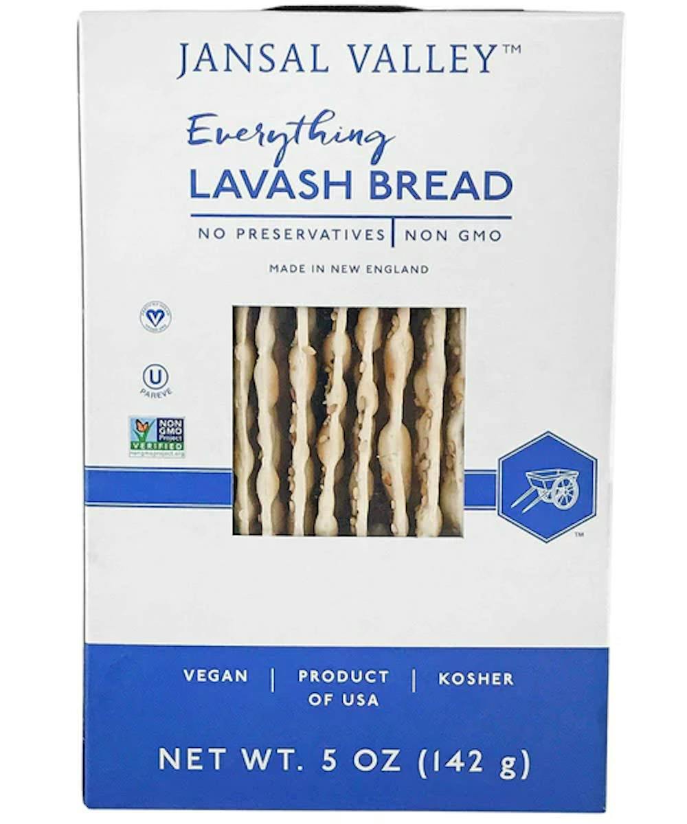 Jansal Valley Everything Lavash Bread 5oz Snacks, Chips, Crackers