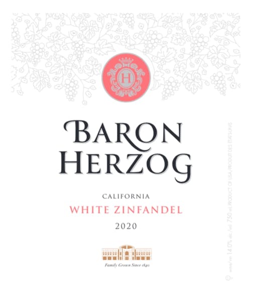 Baron Herzog White Zinfandel 2021